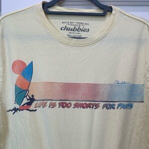 Chubbies yellow long Sleeve Tee